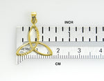 Cargar imagen en el visor de la galería, 14k Yellow Gold Celtic Knot 3D Pendant Charm
