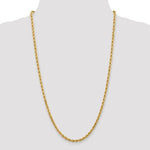 Lataa kuva Galleria-katseluun, 14k Yellow Gold 4mm Diamond Cut Rope Bracelet Anklet Choker Necklace Pendant Chain

