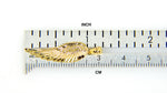 Carregar imagem no visualizador da galeria, 14k Yellow Gold Angel Wing Pendant Charm

