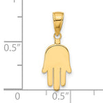 Load image into Gallery viewer, 14k Yellow Gold Hamsa Hand of God Small Pendant Charm
