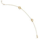 Charger l&#39;image dans la galerie, 14k Yellow Gold Circle Round Anklet 10 Inches plus Extender
