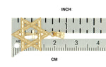 Φόρτωση εικόνας στο εργαλείο προβολής Συλλογής, 14k Yellow Gold Star of David with Cross Pendant Charm
