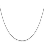 Carica l&#39;immagine nel visualizzatore di Gallery, 10K White Gold 1mm Box Bracelet Anklet Choker Necklace Pendant Chain
