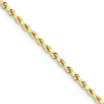 Load image into Gallery viewer, 14k Yellow Gold 4mm Diamond Cut Rope Bracelet Anklet Choker Necklace Pendant Chain
