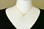 Lataa kuva Galleria-katseluun, Sterling Silver Gold Plated 1.2mm Rope Necklace Pendant Chain Adjustable
