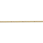 Cargar imagen en el visor de la galería, 14K Yellow Gold 1.9mm Box Bracelet Anklet Necklace Choker Pendant Chain
