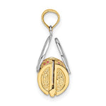 Afbeelding in Gallery-weergave laden, 14K Yellow Gold Enamel Yellow Handbag Purse 3D Pendant Charm
