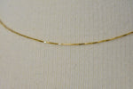 Cargar imagen en el visor de la galería, 14k Yellow Gold 0.5mm Thin Box Bracelet Anklet Choker Necklace Pendant Chain

