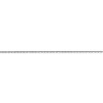 Kép betöltése a galériamegjelenítőbe: 14k White Gold 0.50mm Thin Cable Rope Necklace Pendant Chain
