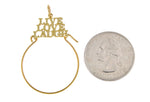 Cargar imagen en el visor de la galería, 10K Yellow Gold Live Love Laugh Charm Holder Pendant
