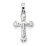 Load image into Gallery viewer, 14k White Gold Cross Crucifix INRI Pendant Charm
