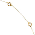 Charger l&#39;image dans la galerie, 14k Yellow Gold Circle Round Anklet 10 Inches plus Extender
