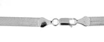 Lataa kuva Galleria-katseluun, Sterling Silver 5.25mm Herringbone Bracelet Anklet Choker Necklace Pendant Chain
