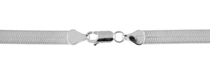 Sterling Silver 5.25mm Herringbone Bracelet Anklet Choker Necklace Pendant Chain