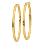 Load image into Gallery viewer, 14k Yellow Gold Classic Large Oval Hoop Earrings
