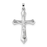 Carica l&#39;immagine nel visualizzatore di Gallery, 14k White Gold INRI Crucifix Cross Pendant Charm
