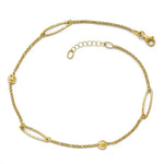 Afbeelding in Gallery-weergave laden, 14k Yellow Gold Anklet 10 Inch with Extender
