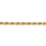 画像をギャラリービューアに読み込む, 14k Yellow Gold 5.5mm Diamond Cut Rope Bracelet Anklet Choker Necklace Pendant Chain

