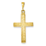 Load image into Gallery viewer, 14k Yellow Gold Latin Cross Pendant Charm - [cklinternational]
