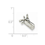 Load image into Gallery viewer, 14k White Gold Golf Clubs Bag Golfing 3D Pendant Charm
