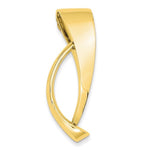 Ladda upp bild till gallerivisning, 14k Yellow Gold Freeform Omega Slide Chain Pendant Charm
