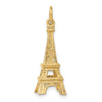 Загрузить изображение в средство просмотра галереи, 14k Yellow Gold Paris Eiffel Tower 3D Pendant Charm

