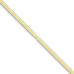Load image into Gallery viewer, 14K Yellow Gold Silky Herringbone Bracelet Anklet Choker Necklace Pendant Chain 3mm

