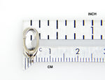 將圖片載入圖庫檢視器 14k Yellow White Gold 23x7mm OD Double Push Clasp Pendant Charm Hangers Bails Connectors for Bracelets Anklets Necklaces
