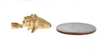 Indlæs billede til gallerivisning 14k Yellow Gold with Enamel Conch Shell 3D Pendant Charm
