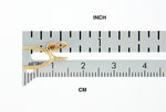 Φόρτωση εικόνας στο εργαλείο προβολής Συλλογής, 14k Yellow Gold Wishbone Pendant Charm
