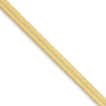 Carregar imagem no visualizador da galeria, 14k Yellow Gold 5.5mm Silky Herringbone Bracelet Anklet Choker Necklace Pendant Chain
