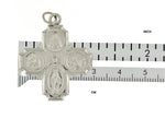Charger l&#39;image dans la galerie, Sterling Silver Cruciform Cross Four Way Medal Pendant Charm
