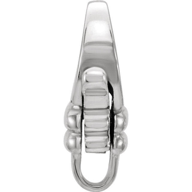 18k 14k Yellow White Gold Fancy Lobster Clasp Sizes 11.5mmx8mm and 13m –  CKL INTERNATIONAL