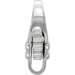 Load image into Gallery viewer, 18k 14k Yellow White Gold Fancy Lobster Clasp Sizes 11.5mmx8mm and 13mmx9.25mm Jewelry Findings
