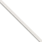 Indlæs billede til gallerivisning Sterling Silver 5.25mm Herringbone Bracelet Anklet Choker Necklace Pendant Chain
