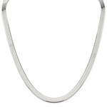Indlæs billede til gallerivisning Sterling Silver 8mm Herringbone Bracelet Anklet Choker Necklace Pendant Chain
