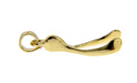 이미지를 갤러리 뷰어에 로드 , 14k Yellow Gold Wishbone Pendant Charm
