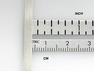 Sterling Silver 3.25mm Herringbone Bracelet Anklet Choker Necklace Pendant Chain