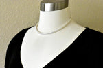 Lataa kuva Galleria-katseluun, Sterling Silver 6mm Reversible Round to Flat Cubetto Omega Choker Necklace Pendant Chain
