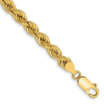 Lataa kuva Galleria-katseluun, 14k Yellow Gold 5mm Rope Bracelet Anklet Choker Necklace Pendant Chain
