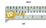 Cargar imagen en el visor de la galería, 14k Yellow Gold Cheese Board with Knife Pendant Charm
