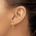 Load image into Gallery viewer, 14K Yellow Gold 14mm x 1.25mm Round Endless Hoop Earrings
