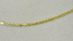 Ladda upp bild till gallerivisning, 14K Solid Yellow Gold 1.8mm Diamond Cut Milano Rope Bracelet Anklet Choker Necklace Pendant Chain
