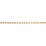 將圖片載入圖庫檢視器 14K Yellow Gold 1.55mm Cable Rope Bracelet Anklet Choker Necklace Pendant Chain
