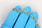 Kép betöltése a galériamegjelenítőbe: 14k Yellow Gold Dolphin Bracelet 7 inch
