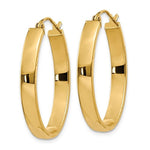 Load image into Gallery viewer, 14k Yellow Gold Classic Oval Hoop Earrings
