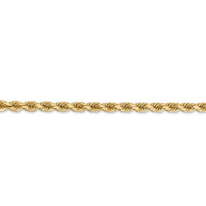 14k Yellow Gold 4mm Diamond Cut Rope Bracelet Anklet Choker Necklace Pendant Chain