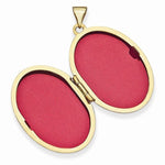 Load image into Gallery viewer, 14k Yellow Gold Scroll Oval Photo Locket Pendant Charm
