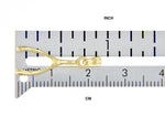 Carica l&#39;immagine nel visualizzatore di Gallery, 14k Yellow Gold Wishbone Pendant Charm
