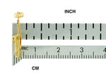 Cargar imagen en el visor de la galería, 14k Yellow Gold Cheese Board with Knife Pendant Charm
